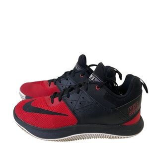 Nike Fly By II 2 AJ5902-006 Low Red Basketball Shoes Sneakers Mens US Size 7